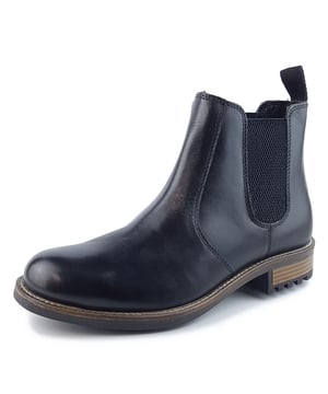 These Frank James boots have been crafted from leather to create a great looking upper, these mens brown, tan or black leather pull on boots are perfect for rocking the look youre after this season. These mens boots showcase a round toe, fine contrast stitching and a cleated grip outer sole. Perfect for upgrading your wardrobe for the new season.