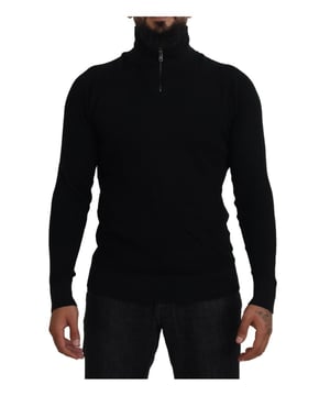Brand: DOLCE & GABBANA
  Condition: Brand new with tags
  Type: Pullover sweater
  Colour: Black
  Logo details
  Made in Italy
  Material: 55% Silk 45% Cotton
  Gender: Men