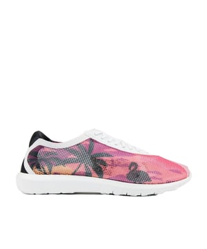 Le Coq Sportif Wendon Levity Lace-Up Pink Synthetic Womens Entrenadores 1610713