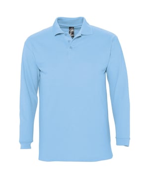 Taped neck. Rib collar and cuffs. Three button placket with self colour buttons. Side vents. Twin needle hem. Fabric weight: 210 gsm. Material: 100% ringspun combed cotton. Chest (to fit): S(36/38), M(38/40), L(41/42), XL(43/44), XXL(45/47).