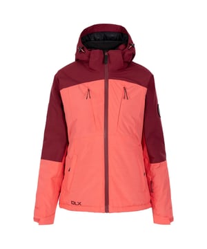 Buitenste materialen: 100% Polyester. Shell: PU-membraan. Voeringsmateriaal: 100% Polyamide. Vulling: 100% polyester. Stof: Geweven. Ontwerp: Logo. Stoftechnologie: Waterafstotend, Waterdicht, Winddicht. Manchet: Verstelbaar polsbandje, rekbaar aan de binnenkant. Afneembare sneeuwrok, dons gevuld, gewatteerde panelen, getapete naden. Halslijn: Hoge Hals, Hooded. Mouwtype: Met lange mouwen. Eigenschappen kap: Verstelbaar, Trekkoord, Afritsbaar. Geschikt voor: Slank. Zakken: 2 borstzakken, rits, 2 zijzakken, skipaszak, audio. Bevestiging: Volledige ritssluiting. Waterdichte classificatie: 20000mm. 10000g/m²/24hrs. Hem: Verstelbaar, trekkoord.