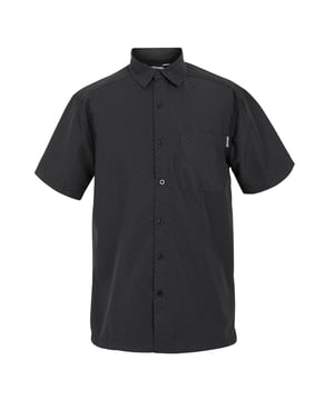 
90% Polyester, 10% Viscose. Stof: Performance, Soft Touch. Ontwerp: Driehoek. Zakken: 1 borstzak. Sluiting: Knoopsluiting. Halslijn: Collared. Mouwtype: Korte mouwen. Stoftechnologie: vochtafvoerend, snel droog.. 100gsm. S: 38 in. M: 40 in. L: 42 in. XXL: 48 in. 3XL: 51 in. 4XL: 54 in. 5XL: 57 in.