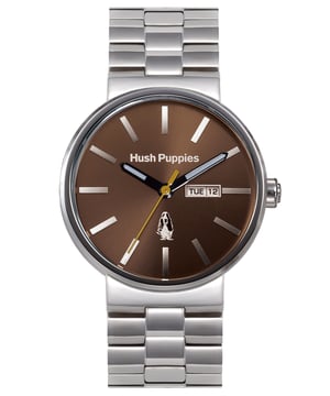 Hush Puppies: reloj marrón exclusivo para hombre