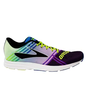 Brooks Hyperion Lace Up Multicoloured Womens Running Shoes Trainers 1202261B529