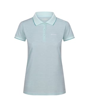 100% Polyester. Gewebe: Trikot, Weiche Haptik. Design: Logo, meliert. Knopfverschluss. Passform: regulär. Feuchtigkeitsabweisend, Schnelltrockend, Weiches Material. Länge: regulär. GSM (Gramm pro Quadratmeter): 133. Mit Kragen, gerippt. Bündchen: gerippt. Kurzärmlig.