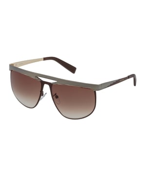 Trussardi Vrouwen Zonnebril STR1785908FK - Materiaal: Metaal - Kleur frame: Bruin - Afmetingen: 59/15/135 mm (Diameter lens / Brug formaat / Lengte veren)