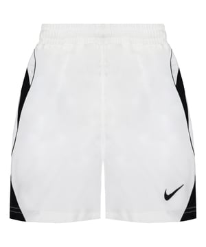 Nike Stretch Waist White/Black Graphic Logo Boys Shorts 217258 100