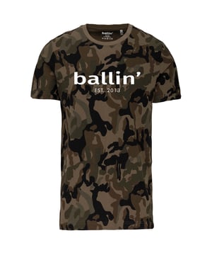 Army Camouflage Shirt von Ballin Est. 2013 in der farbe Grun und in größe L.