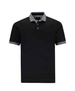 Erleben Sie zeitlose Eleganz und unvergleichlichen Komfort mit dem Herren Poloshirt von Hajo. Dieses exklusive Kleidungsstück verkörpert perfekt die Verbindung von klassischem Stil und moderner Raffinesse. Der Polokragen und die stilvolle Knopfleiste verleihen dem Shirt eine gepflegte Note, während der elastische Armabschluss eine optimale Passform gewährleistet.  Hergestellt aus erstklassigen Materialien bietet das Hajo Poloshirt ein angenehmes Tragegefühl und eine luxuriöse Haptik. Ein subtiler Logopatch am Ärmel unterstreicht die feine Handwerkskunst und Liebe zum Detail. Ob im Büro, beim Entspannen am Wochenende oder bei besonderen Anlässen - dieses Poloshirt ist vielseitig einsetzbar und passt zu jedem Stil.  Genießen Sie den Tag in perfekter Balance zwischen Stil und Komfort mit Hajo. Entdecken Sie die zeitlose Schönheit dieses Must-Have-Poloshirts für den modernen Mann von heute. Gönnen Sie sich das Beste und erleben Sie, wie Hajo Ihre Garderobe aufwertet - ein echtes Statement für Männer, die Wert auf Qualität und Stil legen.