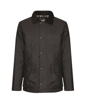Material: 100% Cotton. Fabric: Waxed. Design: Plain. Branded Tab, Tearaway Label. Neckline: Collared. Sleeve-Type: Long-Sleeved. Pockets: 2 Side Pockets, 2 Large Pockets with Flaps. Fastening: Popper, Stormflap, Zip.