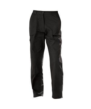 100% polykatoen. Deel elastische taille. Riemlussen. Multi-pockets met verborgen ritssluitingen. 2 grote zakken aan de voorkant met zoombalg. Zak met rits aan de rechterkant en met een boord van een boord met rits. Duurzame waterafstotende afwerking. Beenlengte: Kort - 27, Regelmatig - 29, Lang - 31. 180g/m.