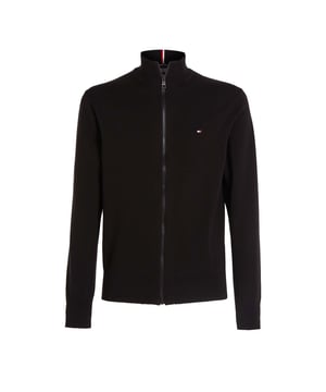 Zip sweater from Tommy Hilfiger. Step up your wardrobe game with this stylish and comfortable zip sweater.- Organic cotton blend.- Small-discreet logo.- Regular fit.- Main composition: 81% Organic Cotton, 19% Polyester.- Sustainability Certification.- Organic Content Standard.- Machine Washable at 30°C.- Tumble dry gentle cycle.- Wash and dry inside out. Ref: MW0MW22747BDS.