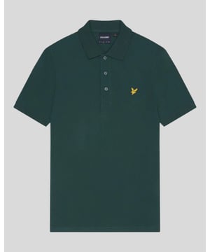 Mens Lyle And Scott Plain Polo Shirt in teal.- Ribbed polo collar.- Short sleeves with ribbed cuffs.- Three button placket.- Embroidered logo.- Regular fit.- 97% Cotton  3% Elastane.- Ref: SP400VOGXX311