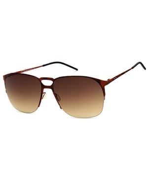 Gafas de sol de mujer de color marrón - Italia Independent 0211-092-000• material: metal• color: marrón• tamaño: 57/15/140 mm (longitud de la lente / ancho del puente / longitud de la varilla)  Presentation lenses not intended for use