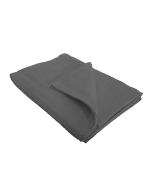 Waschbar bis 60 Grad. Stärke: 400 gsm. Material: 100% Baumwolle. Maße: 70 x 140 cm.