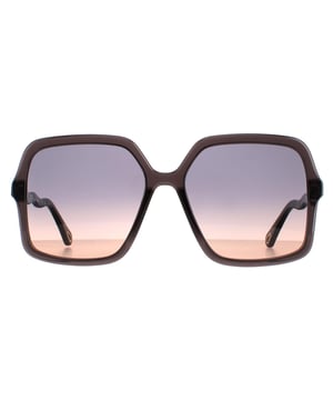 Chloe Square Womens Gray Blue Gradient Ch0086S Las gafas de sol Zelie son un moderno modelo cuadrado fabricado en acetato ligero. El logotipo de Chloe aparece en las patillas onduladas para dar autenticidad a la marca.