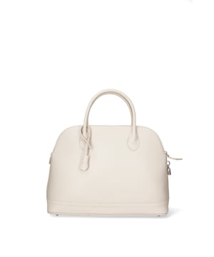 Bolso de mujer de un compartimento con bandolera extraíble. Producto artesanal italiano en piel genuina dólar. Hecho en Italia.