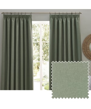 Transform your living space with Dawn Blackout Pencil Pleat Curtains, designed for those who value elegance and practicality. Crafted from soft-textured fabric with a modern marl effect, these curtains add refined style to any room while effectively blocking out light. Perfect for a restful night's sleep or creating the ideal movie-watching environment, their temperature-regulating properties ensure comfort year-round by keeping your home cool in summer and warm in winter. Enjoy the perfect blend of function and style with Dawn Blackout Curtains.