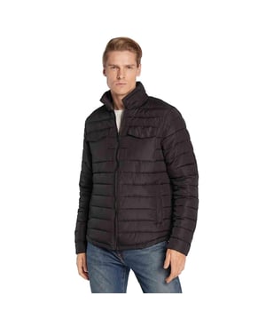 A black puffer jacket is what the Brave Soul Men's brand offers. With its four pockets, you can feel protected and ready to handle any situation that comes your way. The sleekness of the jacket allows it to be worn with any tees or sweaters, making it an ideal option for winter outfits. 

The classic black colour is a perfect match for any outfit, whether you're heading out on a stag or around town. Whether you're layering and going out for a day at the office or travelling with friends, the Brave Soul Puffer Jacket is your go-to choice. Upgrade your outer garments to welcome the season with ease and flair!!