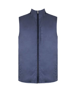 The Hackett London Nylon Men's Navy Gilet is a versatile and practical outerwear piece designed to offer functionality, comfort, and a touch of urban style. This gilet (also known as a vest or bodywarmer) is thoughtfully crafted to provide insulation and adaptability for various occasions. Here are the key features of this exceptional navy gilet:

 Durable Nylon Fabric:  Crafted from high-quality nylon material, this gilet is known for its durability, water-resistant properties, and resistance to wear and tear. Nylon is a versatile choice for outerwear that can withstand various weather conditions.

 Classic Navy Blue Color:   The gilet is presented in a classic navy blue color that signifies sophistication and versatility. Navy blue is a timeless choice that complements a wide range of clothing options.

 Sleeveless Design:   With its sleeveless design, this gilet provides freedom of movement for your arms while keeping your core warm. It's suitable for layering over sweaters, long-sleeve shirts, or under other outerwear.

 Zipper Closure:   The front of the gilet features a full-length zipper closure, ensuring easy on and off. The zipper is often designed for durability and practicality.

 Stand-Up Collar:   The stand-up collar adds a touch of urban style and provides extra warmth and protection against chilly winds.

 Functional Pockets:   The gilet typically includes practical pockets, such as zippered hand pockets or inner pockets, offering convenient storage space for small essentials or keeping your hands warm.

 Hackett London Branding:   Look for discreet Hackett London branding, which may include a logo or emblem, adding an element of authenticity and exclusivity to the design.
