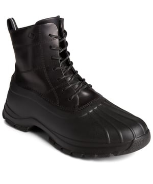 Mit dem Duck Float Lace Up Leather Boot sind Sie bestens gerüstet. Mit dem Obermaterial aus wasserabweisendem Leder und Wildleder mit Camo-Effekt, der Gummischale und dem Mikrofleece-Futter bleiben Sie stilvoll warm und trocken.