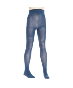 Leotardo cálido de algodón elástico, para niña.
Color azul jeans.
De algodón de alta calidad.
Ajuste máximo.
Cómodo y resistente.

Composición:
- 70% Algodón.
- 2% Elastano.
- 28% Poliamida.

Cuidados:
- Lavar a mano.
- No usar lejía.
- No usar secadora.
- No planchar.
- No lavar en seco.