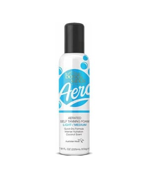 Experience the next generation in self tan with Bondi Sands Aero, an Aerated Self Tanning Foam. With dual tanning actives and our signature coconut scent, this ultra lightweight aerosol foam will leave your skin with a deep, long lasting bronzed glow. Step 1 For an even streak free tan, ensure your skin is clean, exfoliated and free of any moisturisers. Step 2 Apply Bondi Sands Aero liberally to a tanning mitt before using a long sweeping motion to legs, arms and body. Use remaining residue on tanning mitt for face, elbows and knees. Step 3 Leave on skin for at least 6 hours. Shower with warm water and gently pat skin dry. For the deepest tan re-apply Bondi Sands Aero 30 minutes after initial application. UK shipping only.