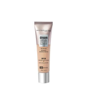 Dream Urban Cover All-in-One Protective Makeup Makeup meets skincare with the New all-in-one protective makeup: Maybelline's first full coverage foundation with a lightweight, barely there feel combined with SPF 50 broad spectrum physical sunscreen. Consumer Study Results (Self-assessment, 142 women, 2018): 94% agree that the product blends seamlessly 92% agree that the product feels lightweight on skin 91% agree that skin looks healthy 91% agree that the product minimizes the appearance of uneven skin tone 89% agree that skin looks smooth 86% agree that the product wears all day 85% agree that the product provides full coverage Brand Marketing Goes well with Maybelline Instant Anti Age Eraser Eye Concealer 01 Light Maybelline Superstay 24 Matte Ink Lipstick 15 Lover 5ml Maybelline Mascara Lash Sensational 01 Very Black How to use: Apply smoothly and evenly to your face and blend with your fingertips for a flawless, natural looking finish.