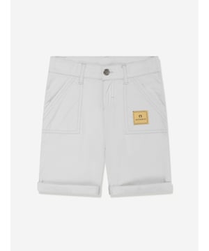 Introducing the Boys Logo Badge Poplin Shorts in Grey by Aigner - a high-end wardrobe essential for your little man's casual wear. ‚ Designer Elegance: Crafted by Aigner, a symbol of luxury, it promises to add an undeniable charm and class to your boy's outfit.‚ Superior Comfort: Conceived from top-tier poplin, these shorts render a soothing softness &amp; design that is perfect for endless play.‚ Eye-Catching Design: The unique Logo Badge adorns these grey shorts, ensuring your little one makes a stylish statement wherever he goes.‚ Revamp his closet with these refined, comfortable, and stylish shorts. Order now to let him stride in sophistication &amp; ease!