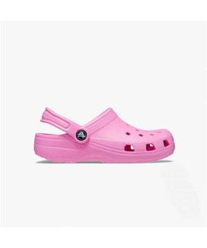 Crocs 206991-6SW KIDS CLASSIC Girls Clogs Taffy Pink

 Upper Material: Synthetic

Lining Material: Synthetic

Sole Material: Synthetic

Closure/Fastening: Slip-On

Features: Lightweight,Comfort,Breathable,Adjustable Strap

Toe Shape: Round

Shoe Width: Regular

Item Weight: 0.5 KG

Heel Height: Flat (Under 2.5cm)

Sandal Style: Sandals

Gift Boxed: No
Product Code: 206991-6SW