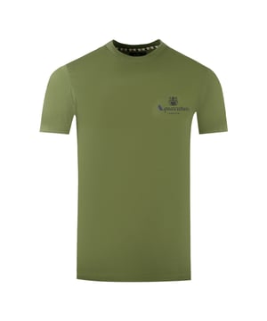 Voel je zelfverzekerd en stijlvol met het Aquascutum Bold Aldis Logo Army Green T-shirt. Gemaakt van comfortabele materialen, dit T-shirt is versierd met Aquascutum's Aldis-logo en beschikt over een klassieke crewhals en korte mouwen. Stap uit met stijl en klasse! Aquascutum merk Logo Army Green Tee, Crew Neck, korte mouwen 100% katoen, reguliere fit Past Pit True to Size Style Code: TS004 06