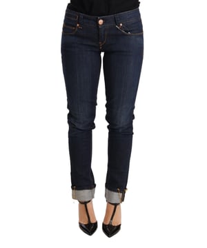 100% Authentieke ACHT Jeans  
Gemaakt van katoen  
Slim fit snit  
Rits en knoopsluiting  
Blauw gewassen kleur  
Laag gesneden skinny denim model  
Logo-details  
Materiaal: Katoen