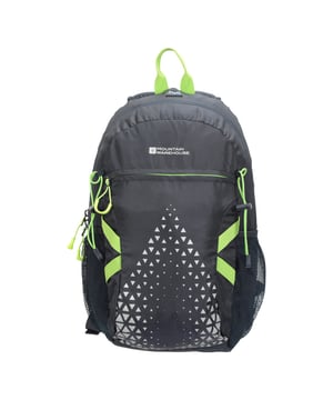 Fabric: Ripstop. Fabric Technology: Breathable. Design: Contrast Detail, Logo, Triangular. Fastening: Toggle, Zip. Adjustable Chest Strap, Air Mesh Back, Carry Strap, Hydration Bladder Compatible, Laptop Sleeve, Padded Back, Padded Hip Belt, Reflective Detail. Compartments: 1 Main Compartment, Bottle Holder. Capacity: 25.1L. Please Note: Hydration Bladder Not Included.