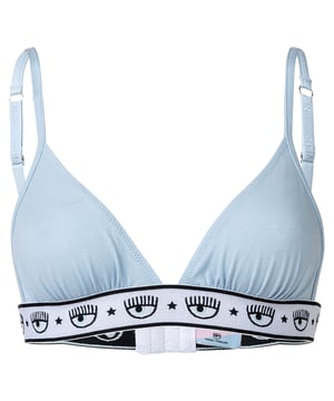 Ein Bralette von der Marke CHIARA FERRAGNI.
Aus weicher Stretch-Baumwolle für eine perfekte Passform und einem Allover-Logobund.