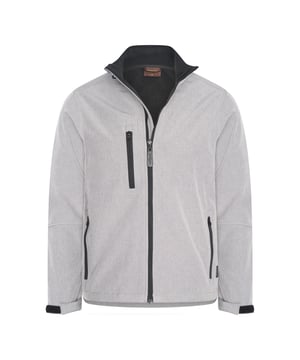 Cappuccino Italia Softshell Zip Jacket voor heren. De Softshell Zip Jacket is gemaakt van polyester en elastaan, en heeft een normale pasvorm.  Merk: Cappuccino ItaliaModelnaam: Softshell Zip JacketCategorie: heren Softshell Zip JacketMaterialen: polyester, elastaanKleur: grijs