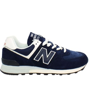 New Balance 574 Classic Men's Trainers, a timeless fusion of style and functionality crafted to elevate your everyday footwear collection. With a sleek design, these trainers exude versatility and sophistication, seamlessly transitioning from casual outings to urban adventures. Here are the key features that make them stand out:

 Classic Design:  The New Balance 574 silhouette boasts a classic design that has stood the test of time, offering a blend of retro aesthetics with modern sensibilities.

 Premium Materials:  Constructed with high-quality materials, these trainers ensure durability and comfort throughout prolonged wear.

 Comfortable Fit:  Engineered with a padded collar and cushioned insole, they provide exceptional comfort and support, making them ideal for all-day wear.

 Durable Outsole:  Equipped with a durable rubber outsole, these trainers offer superior traction and stability on multiple surfaces, enhancing your confidence with each step.

 Iconic Branding:  Featuring the iconic New Balance "N" logo on the sides, these trainers signify a commitment to quality craftsmanship and style.

 Breathable Construction:  Incorporating breathable mesh panels, they promote airflow to keep your feet cool and comfortable, even during intense activities.