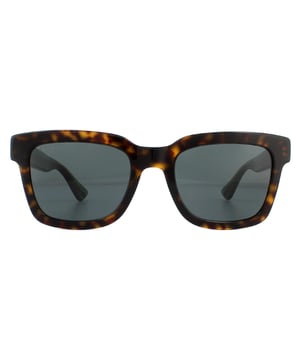 Gucci Sonnenbrille GG0001S 003 Dark Havana Grau verfügt über einen intelligenten quadratischen Stil Rahmen aus dickem Acetat gefertigt. Vielseitig und leicht zu tragen für jeden Anlass mit dem Gucci Textmarke auf jedem Tempel.