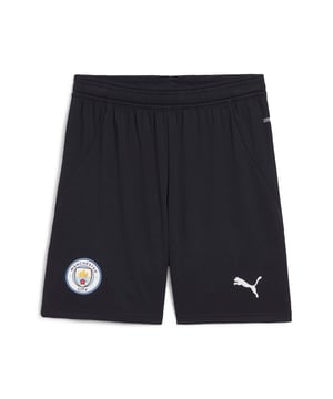 PRODUCT STORY : Hit the pitch like Manchester City's finest in these football shorts. They're made from sweat-wicking material to keep you cool in the tensest moments of the game and are finished with the team's famous crest on the leg. FEATURES & BENEFITS :  dryCELL: Performance technology designed to wick moisture from the body and keep you free of sweat during exercise. As part of the RE:FIBRE program, this garment is made of at least 95% recycled material from textile waste and other used materials.  DETAILS :  Regular fit. 170 gsm, Jacquard. Medium rise. Official team branding. PUMA branding details. PUMA Youth: Recommended for older kids between 8 and 16 years.  Our model is 150 cm tall and is wearing size  152 RUS.