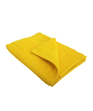 Waschbar bis 60 Grad. Stärke: 400 gsm. Material: 100% Baumwolle. Maße: 70 x 140 cm.