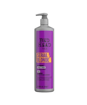 The Bed Head colour care range, with a Colour Protection System, has been tailored by professionals to care for and revive chemically treated hair and enhance colour vibrancy. The Bed Head Serial BlondeTM Conditioner helps get blonde hair back to its brilliant best. The conditioner helps repair the damage, strengthen blonde hair and protect hair from frizz and flyaways. The conditioner also moisturises, softens and conditions hair. For blonde hair that looks healthier and stronger!

Formulated with Dimethicone to protect and condition damaged hair so hair looks healthier and stronger, Conditioning Complex to moisturise, soften and condition blonde hair, Anti-Static Agent to protect hair from frizz and flyaways, Amino Acids that are the protein building blocks of stronger hair, and a Protein Blend that is known to reinforce and structure hair proteins.

•Bed Head’s Serial Blonde Conditioner: A colour-enhancing formulation, not only designed with but used by salon professionals. Delivering salon results and salon experience at home. If you loved Bed Head Dumb Blonde Conditioner, you will love Serial Blonde!
•FOR WHO: Great for both natural and dyed blonde hair

Package Includes: Bed Head Serial Blonde Conditioner 970ml