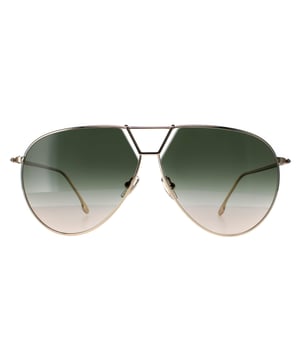 Las gafas de sol Victoria Beckham VB208S 700 gold khaki grey gradient tienen una montura elegante y de gran tamaño con una forma de aviador única. La montura es ligera y cómoda de llevar, por lo que podrás llevarlas todo el día sin ninguna molestia. Estas gafas de sol son perfectas para cualquier ocasión, desde un día en la playa hasta un sofisticado evento nocturno.