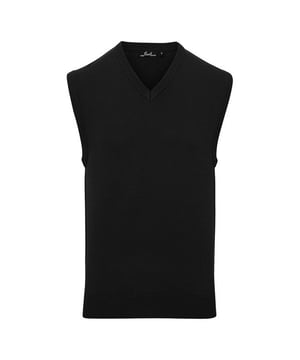 Material: 55% Cotton, 45% Acrylic. Fabric: 12 Gauge Knit. Design: Plain. Hem: Ribbed. Easy-Care, Ribbed Armholes. Neckline: Ribbed, V Neck. Sleeve-Type: Sleeveless. Fastening: Pull Over. Sustainability: Amfori, BSCI, REACH, Sedex, WRAP Certified.