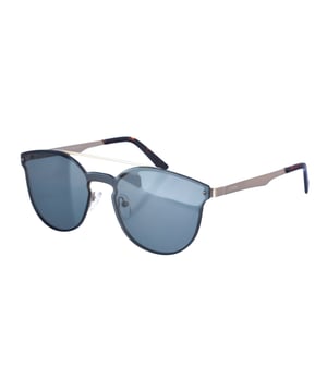 Gafas de sol Kypers con montura de metal.
Color Plateado-verde
Forma ovalada.
Lentes de color Verde
Patillas de metal y acabado en acetato, con el nombre de la marca grabado.
100% Protección UV. 
Cristales antirreflejo polarizados.
Incluye una funda de tela de protección.

Medidas  Alto lente: 46 mm
Ancho lente: 52 mm.
Puente: 22 mm.
Patillas: 140 mm.

Limpieza y manutención:
-Limpiar las gafas con agua y jabón (neutro).
- No utilice paños sucios o abrasivos, que puedan alterar las características de los filtros.
- Utilice solo accesorios y repuestos originales.