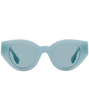 Gafas de sol azules Burberry, ancho de la lente = 47 mm, ancho del puente nasal = 25 mm, longitud del brazo = 140 mm, gafas de sol, estuche para gafas de sol, paño de limpieza e instrucciones de cuidado, todo incluido, 100 % de proteccion contra la luz solar UVA y UVB y cumplen con la norma britanica EN 1836:2005 , Gafas de sol azules