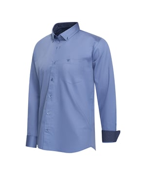 Camisa Cappuccino Italia para hombre. La camisa está hecha de algodón y elastano y tiene un corte regular. El bolsillo del pecho lleva un bonito logotipo de Cappuccino bordado.  Marca: Cappuccino ItaliaNombre del modelo: Stretch Shirt AnconaCategoría: hombreComponentes: algodón, elastanoColor: azul real