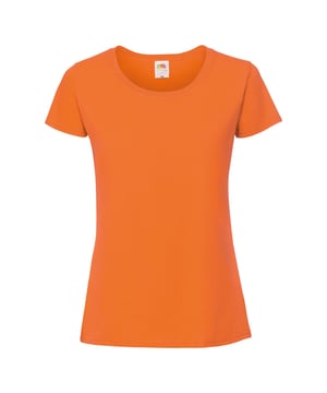 Hochwertiges Ringspinn-T-Shirt für Damen für den täglichen Gebrauch. Waschanleitung: Maschinenwäsche warm. Nicht bleichen. Im Trockner auf niedriger Stufe trocknen. Mittelmäßig bügeln. Nicht chemisch reinigen. 100% Baumwolle. Grau meliert: 97% Baumwolle, 3% Polyester.