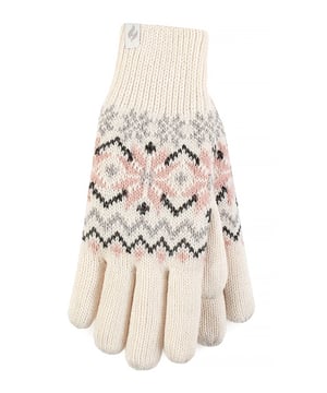 Guantes térmicos Heat Holders Cuando hace frío, necesitas un buen par de guantes térmicos para mantener los dedos calentitos. Por eso Heat Holders ha creado estos guantes extra cálidos con su forro polar térmico de felpa llamado Heatweaver. Este forro suave y sedoso no sólo proporciona un tacto lujoso, sino que también te asegura unos dedos acogedores en el crudo invierno. El forro Heatweaver maximiza la cantidad de aire caliente que se mantiene cerca de la piel para garantizar que los dedos no se enfríen. La capa exterior está fabricada con el hilo desarrollado por Heat Holders, un aislante de alto rendimiento que mantiene el aire caliente dentro y el frío fuera. Además, transpira mejor la humedad. Los guantes Heat Holders también tienen un puño extensible que se despliega para crear una manga protectora que abraza la muñeca para un ajuste seguro, asegurando que no haya ningún hueco frío entre sus muñecas y sus mangas, con nervaduras elásticas para mantenerlos seguros y cerca de su piel. Gracias a estas características, estos guantes tienen una clasificación TOG de 2,3, lo que garantiza su calidez en los fríos del invierno. Estos guantes están disponibles en las tallas Pequeña/Media y Mediana/Grande y en 5 colores a elegir. Detalles del producto - Guantes térmicos - 2.3 tog - Forro Heatweaver - Puño térmico - Canalé elástico - S/M - 5 colores - Hilo térmico - Patrón Fairisle - Extra cálidos