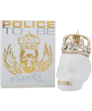 Police design house launched To Be The Queen in 2013 as a sweet vanilla fragrance for women. It is a very unique characteristic scent sexy and sensual. The scent notes consist of refreshing orange mandarin petit grain and red berries melting into jasmine blossom and violet accompanied with juicy peach and pineapple. A warm and sensual blend of musk cedar patchouli and vanilla completes the composition. This unique scent comes in a unique bottle as well. The flacon is skullshaped in white colour complemented by a gold crown. This gorgeous popular 0fragrance has been recommended to be worn during the daytime.