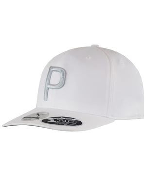 Puma P110 Snapback White Unisex Flex Fit Golf Cap 021448 04