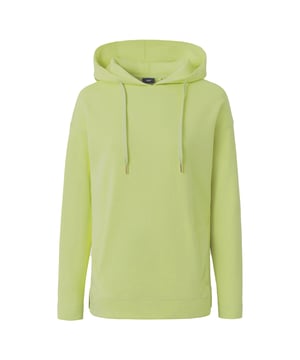 Damen Hoodie von der Marke JOOP! Lockerer Schnitt für optimalen Komfort. Kapuze mit breitem Kordelband mit Logoprint. Jersey-Qualität aus Baumwoll-Mix (BCI).